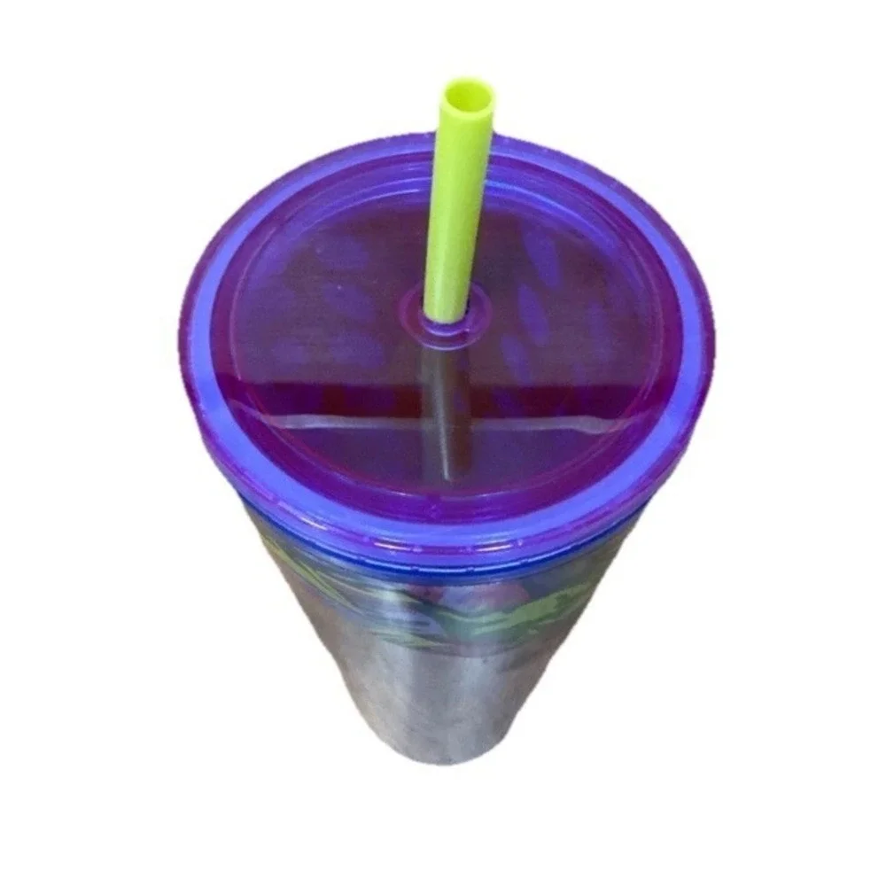 Starbucks‎ Limited Edition Neon Tropical Tumbler with Straw